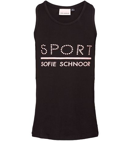 Sport Stadt Sofie Schnoor Top - Pi - Schwarz/Rosa m. Logo