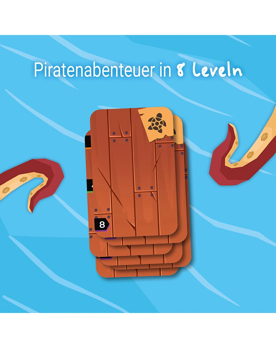 Gesellschaftsspiel NOOBS - ÜBER BORD in bunt