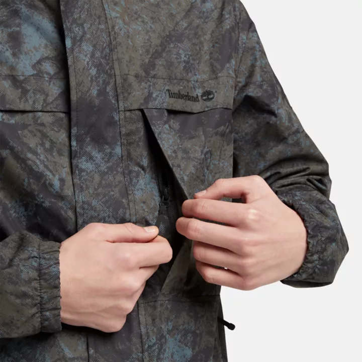 Jaqueta impermeável Benton camuflada para homens.