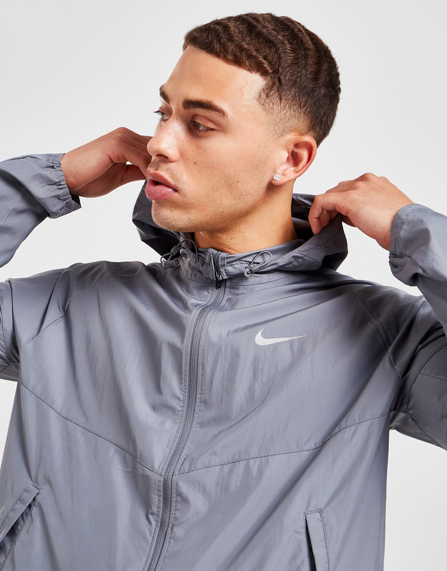 Nike Veste de running déperlante pour homme Miler