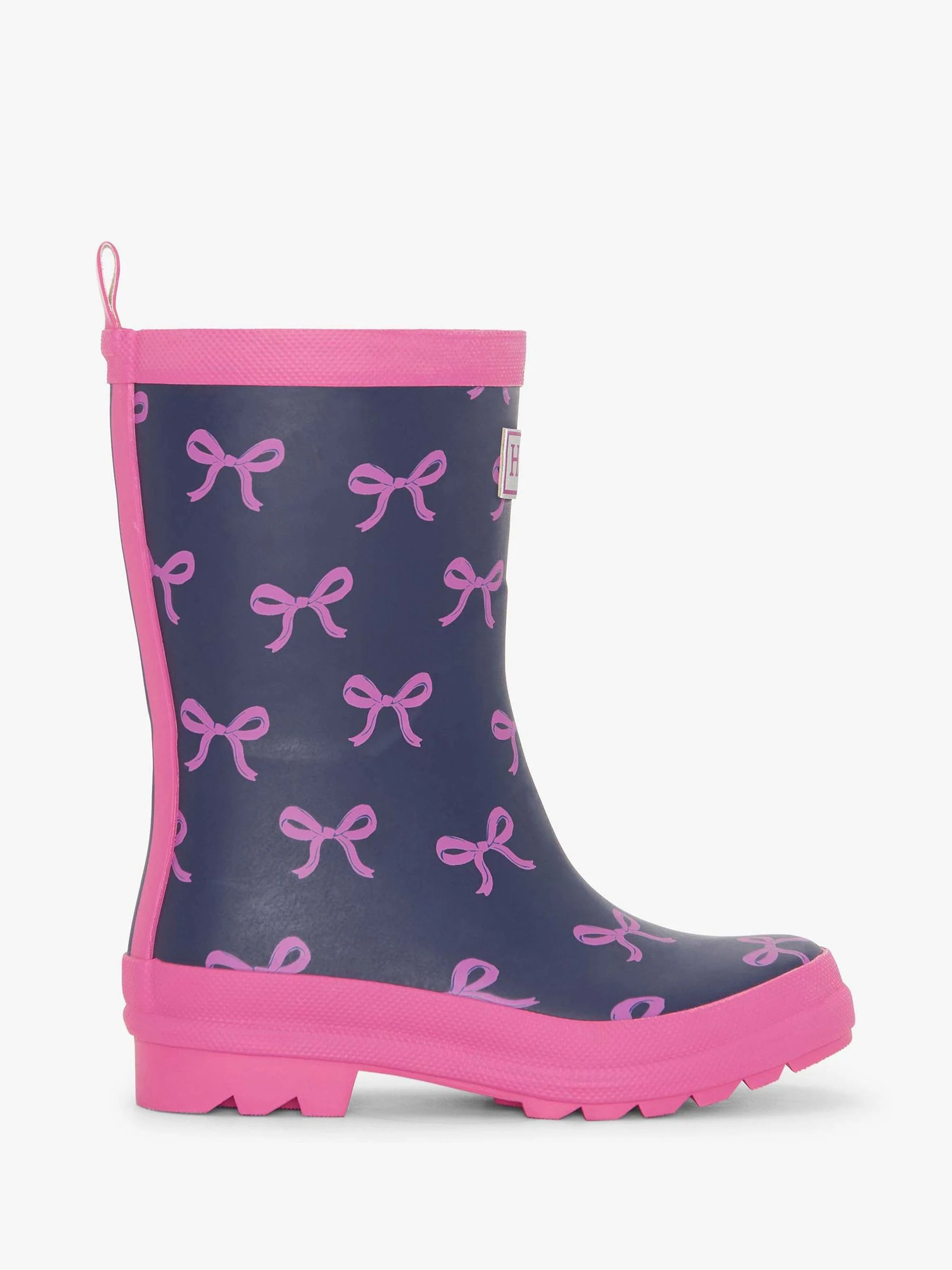 Hatley Blue Teeny Bows Matte Wellies