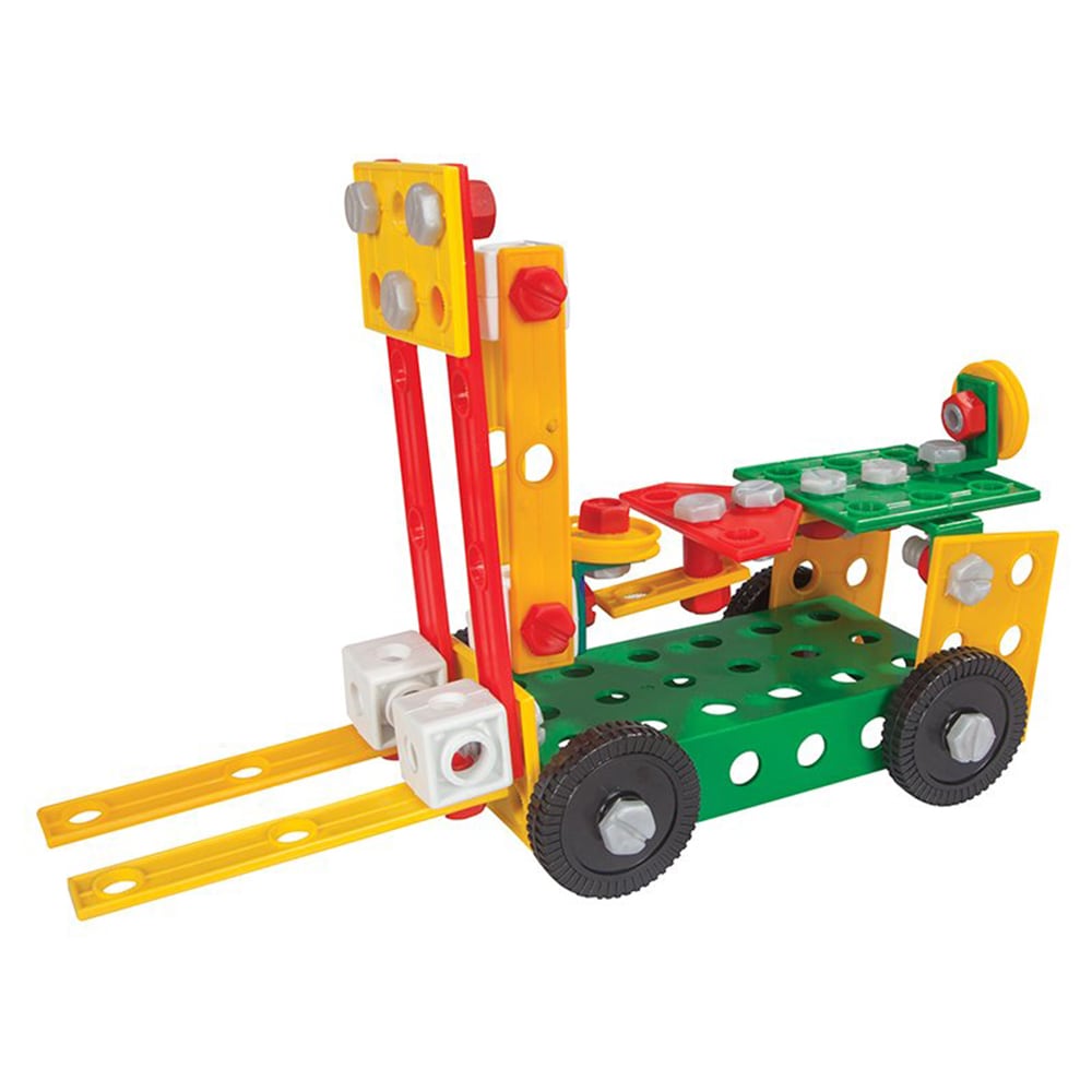 Pilsan 03200 Bau Mini Modell 128 Teile Metall Konstruktionsspielzeug, ab 3 Jahre bunt