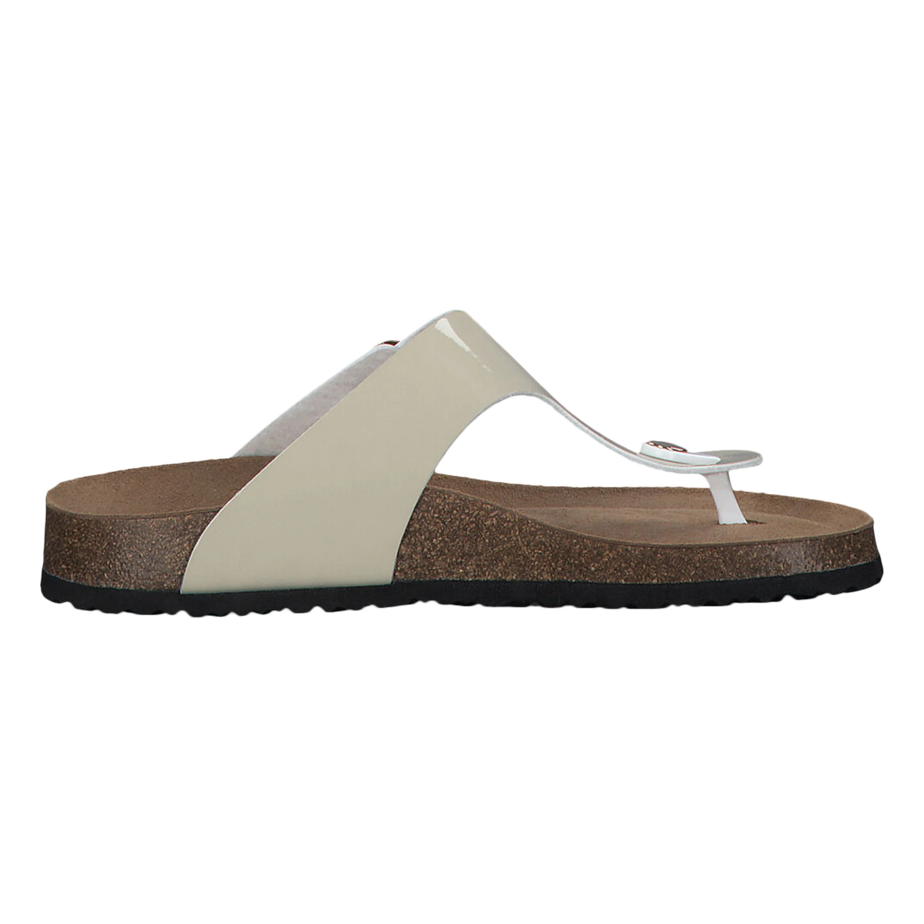 Mules cuir | Beige