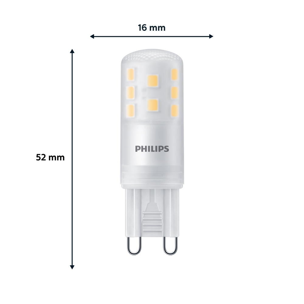LED-pinlamp G9/3,7W (40W) helder 470 lm 2700 K warm wit