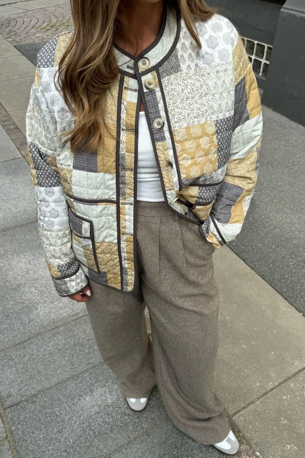 BYIC Emmyic Quilted Jacket emp earth multi print