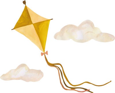 That's Mine Wallsticker Kite Small, Ochre