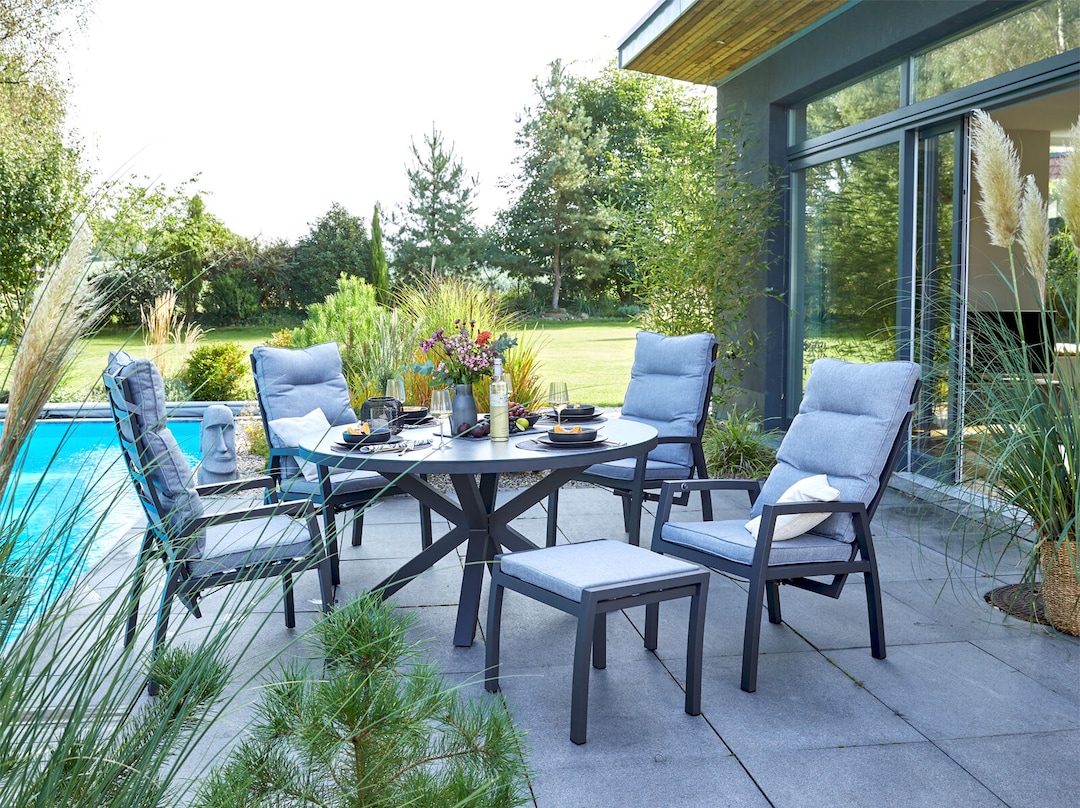 Garden FLAIR Dining Gartentisch rund LEWIS 150 cm