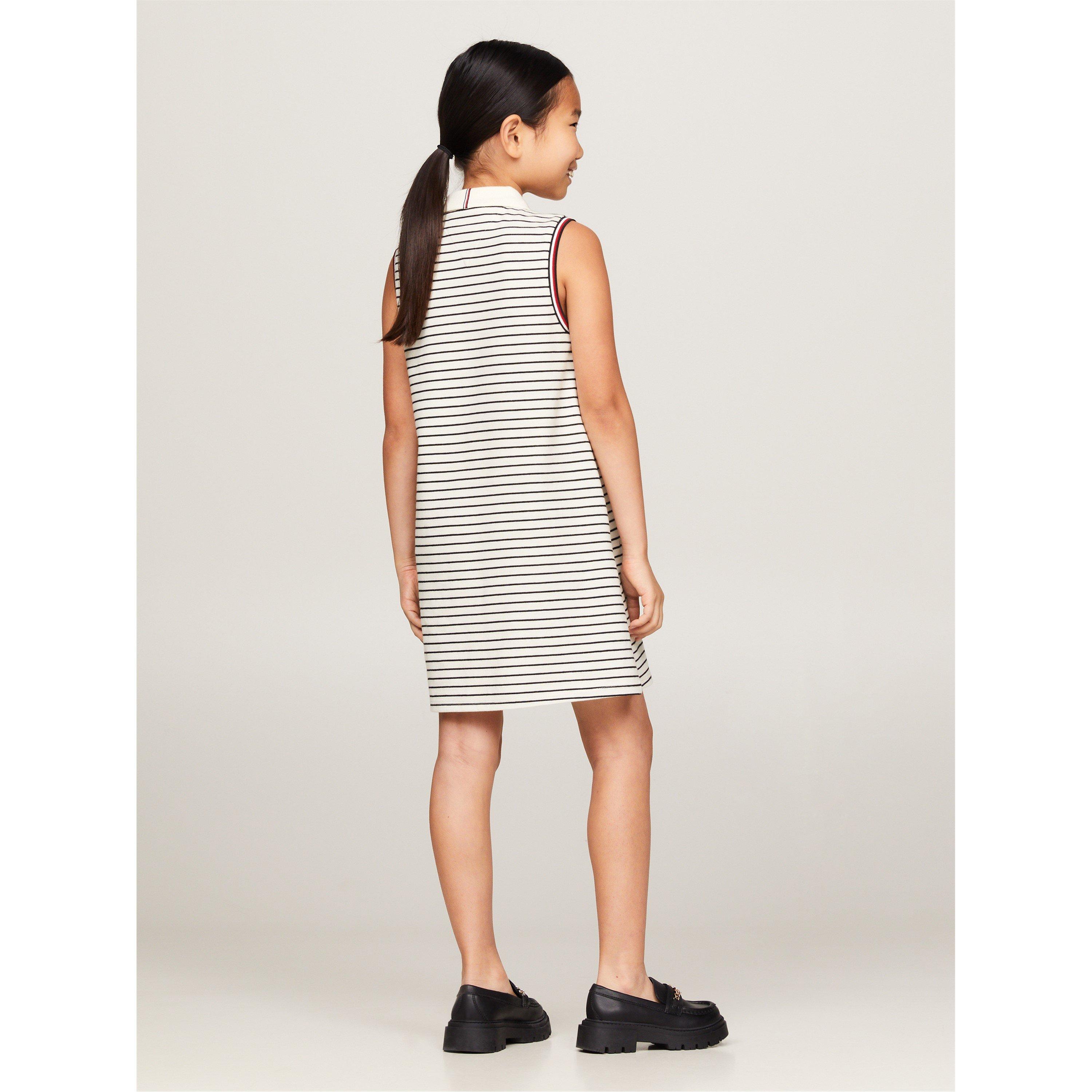 Tommy Hilfiger Stripe Sleeveless Polo Dress Juniors