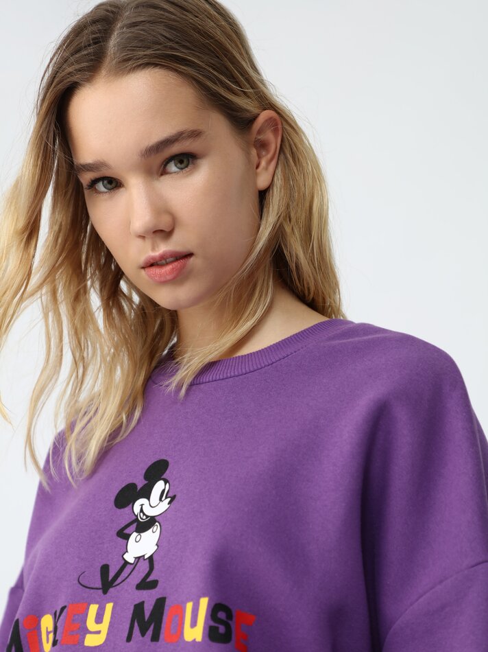 Moletom Mickey Mouse ©DS - Lilás