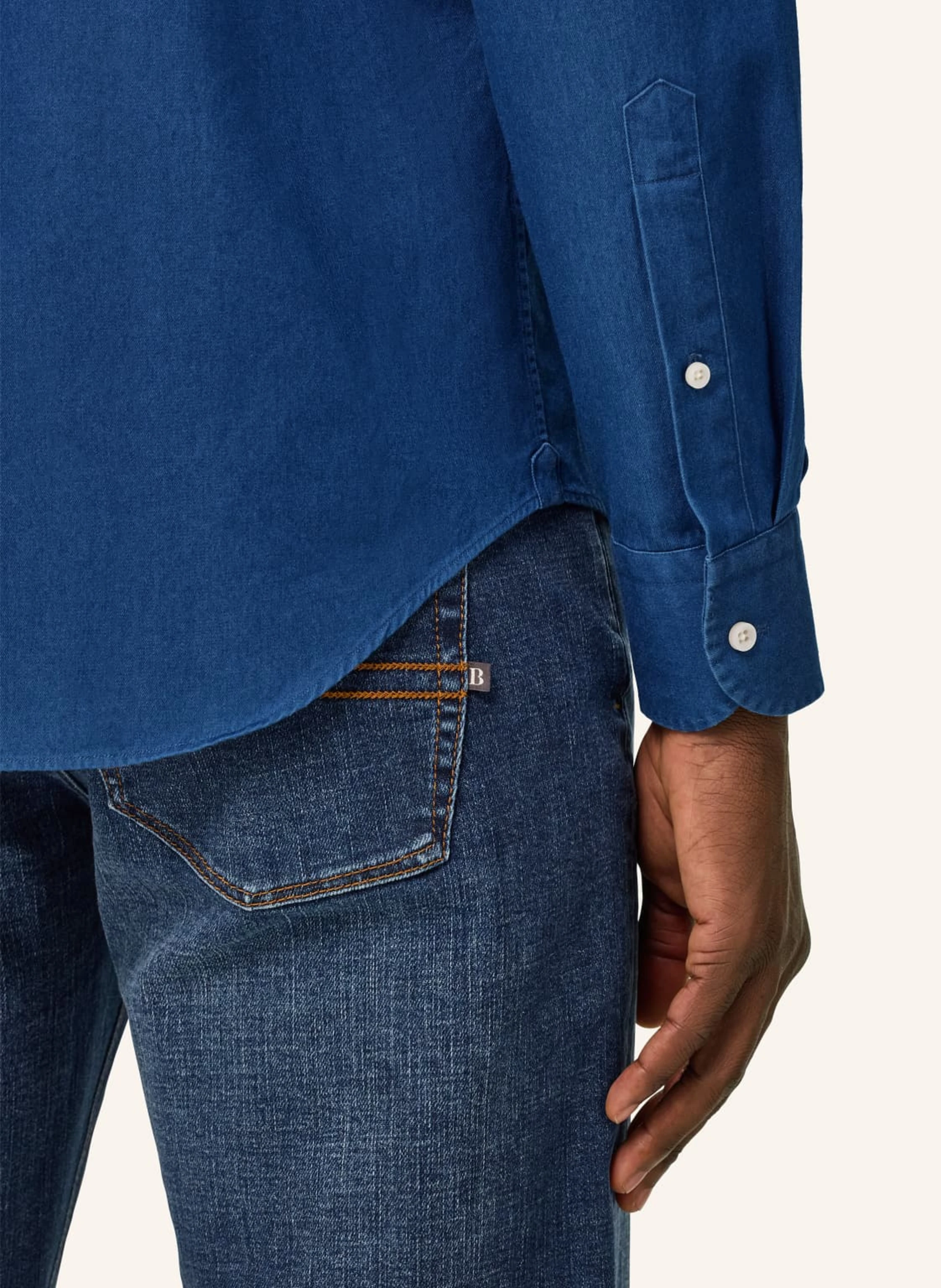 BOGGI MILANO Jeanshemd Regular Fit