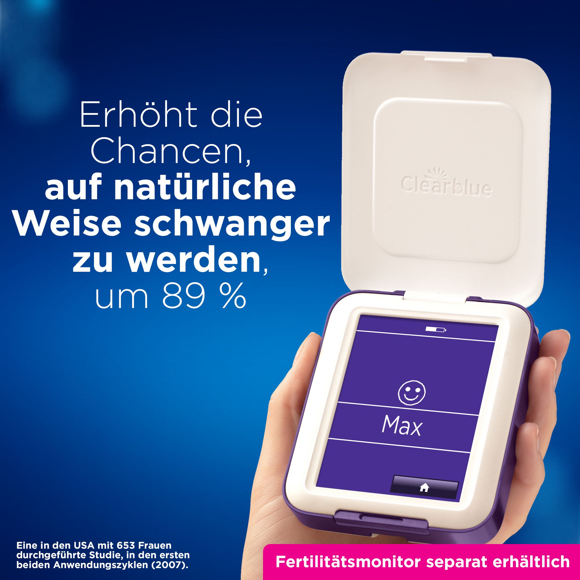 Clearblue Fertilitätsmonitor Teststäbchen
