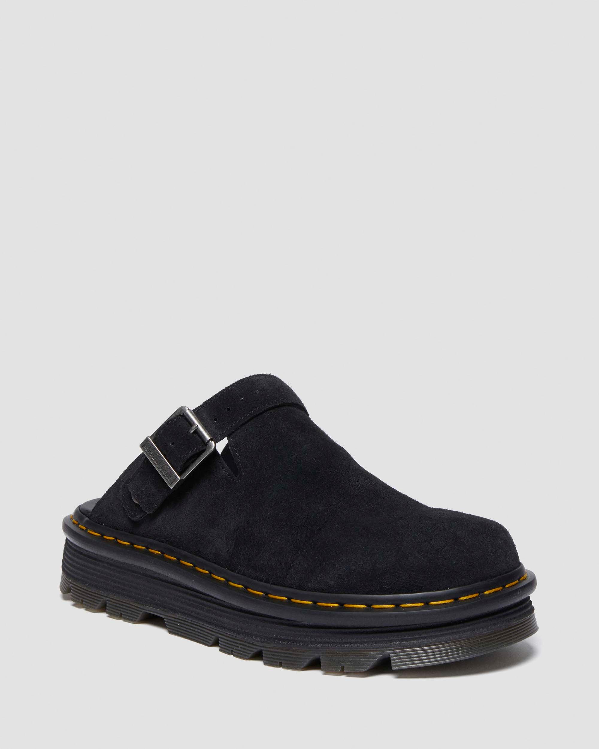 Zebzag Suede Casual Slingback Platform Mules