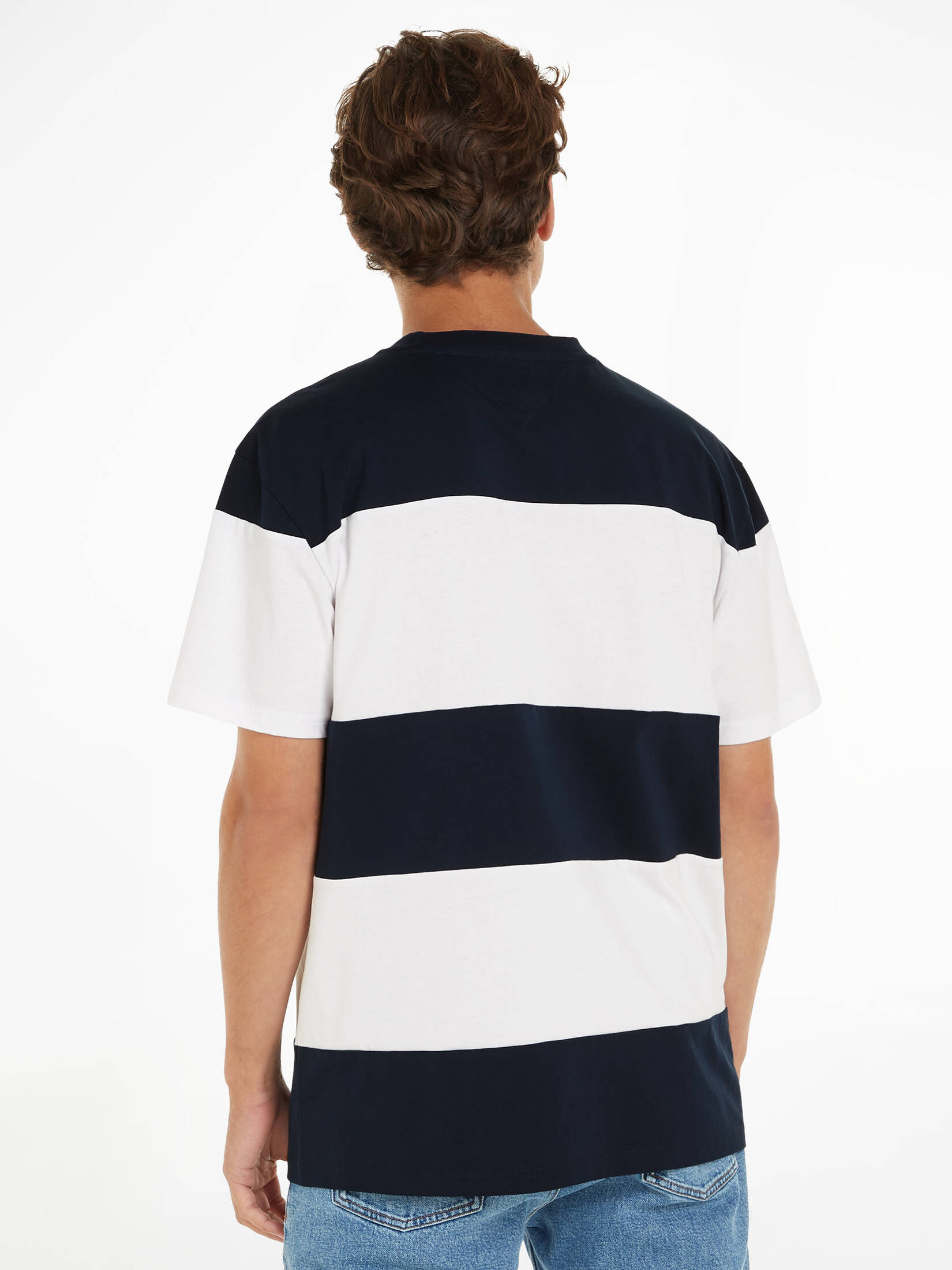 Tommy Jeans| Herren T-Shirt TJM REGULAR LETTER CUT & SEW TEE
