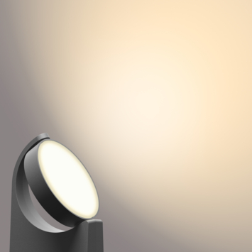Philips tuinsokkel Mimosa antraciet