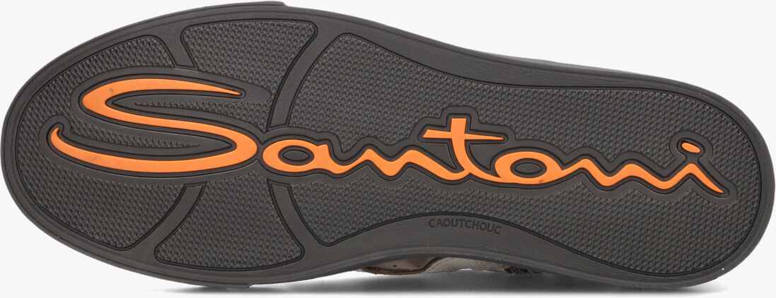 bruine santoni hoge sneakers 22131