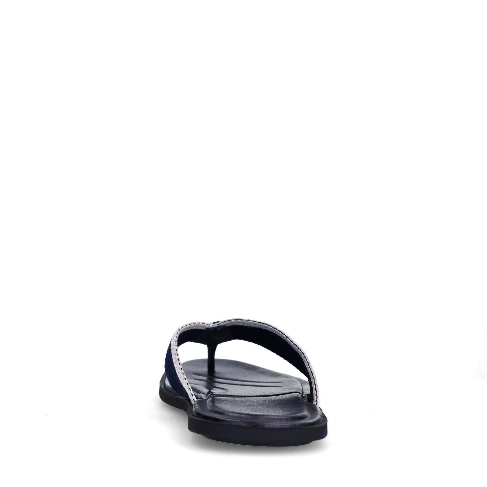 Donkerblauwe canvas slippers
