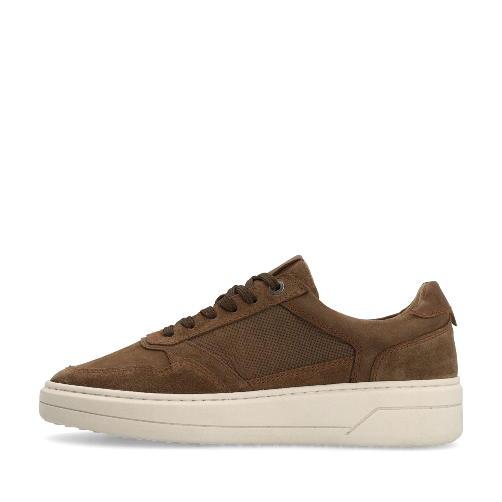 Bruine nubuck sneakers