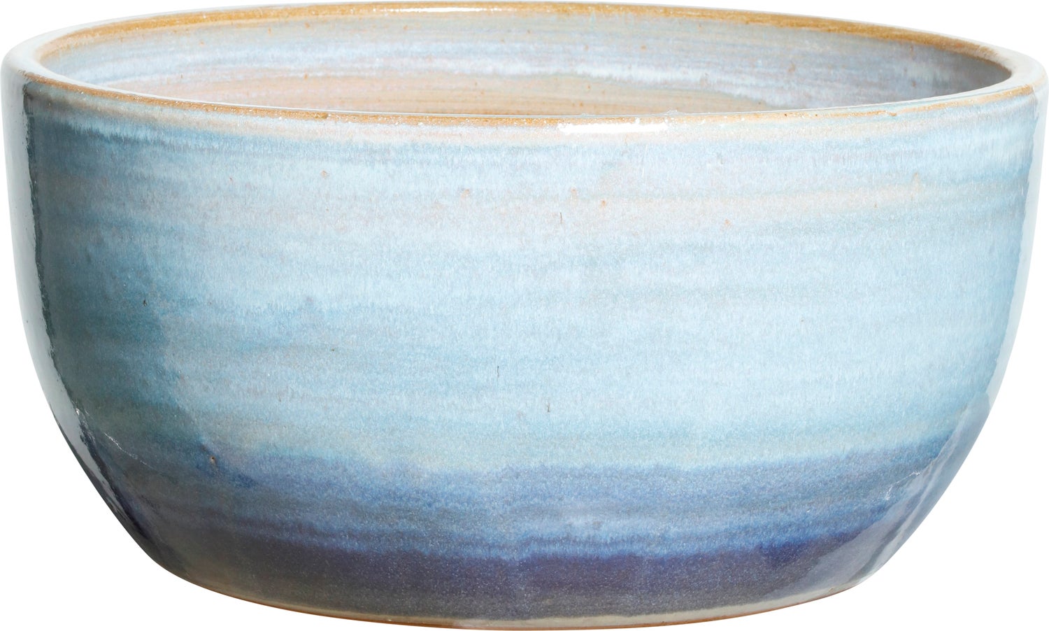 Intratuin bloempot Rendang blauw D 34 H 17 cm