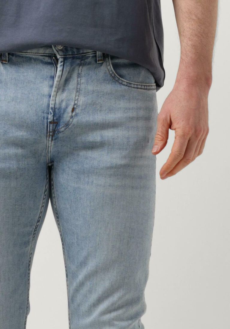 7 FOR ALL MANKIND lichtblauwe 7 for all mankind slim fit jeans slimmy taperd left hand solstice