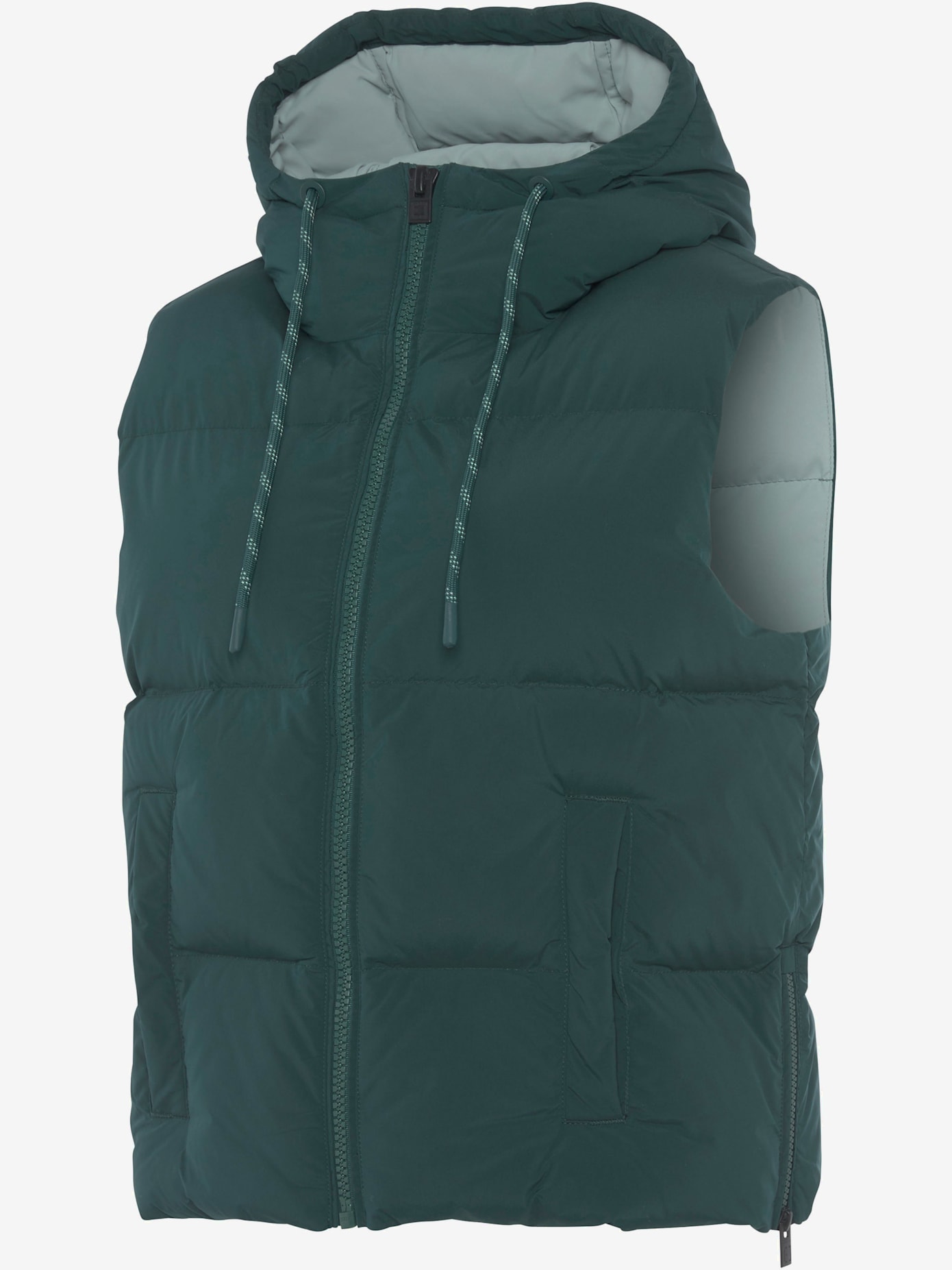 Gilet matelassé doublé avec capuche réglable