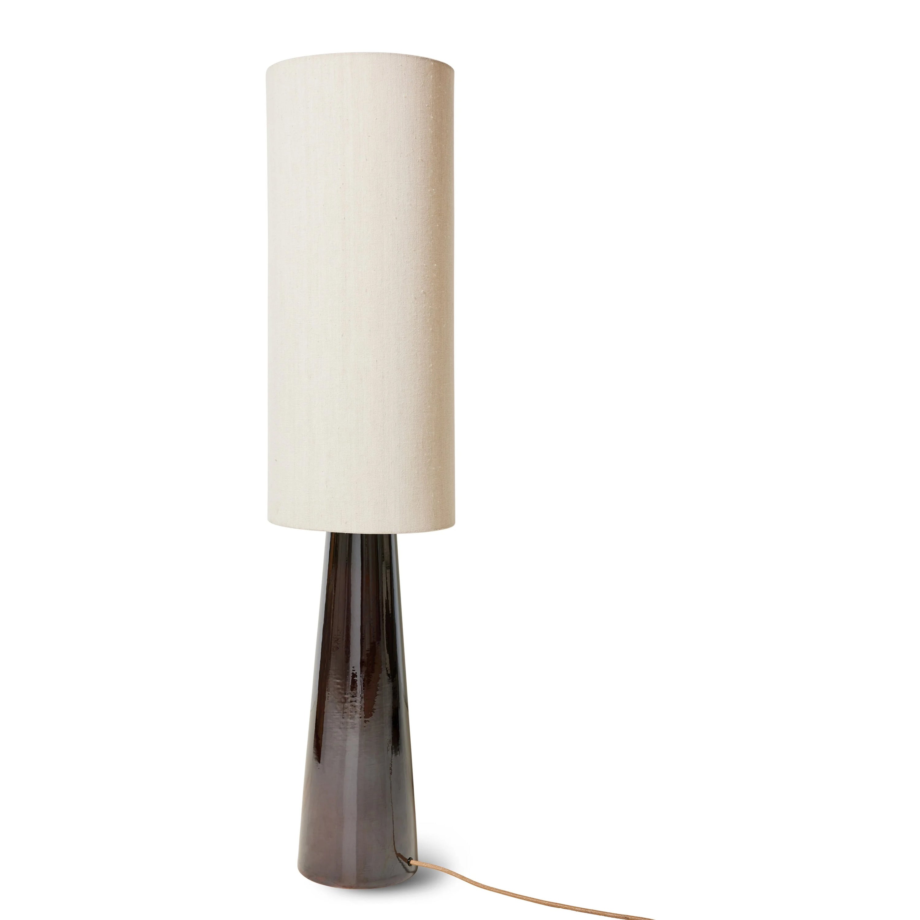 HKliving Cone Lampenvoet XL - Glossy Brown
