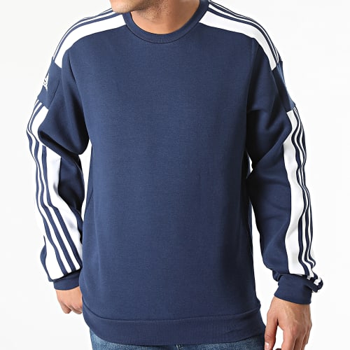Sweat Crewneck A Bandes GT6639 Bleu Marine
