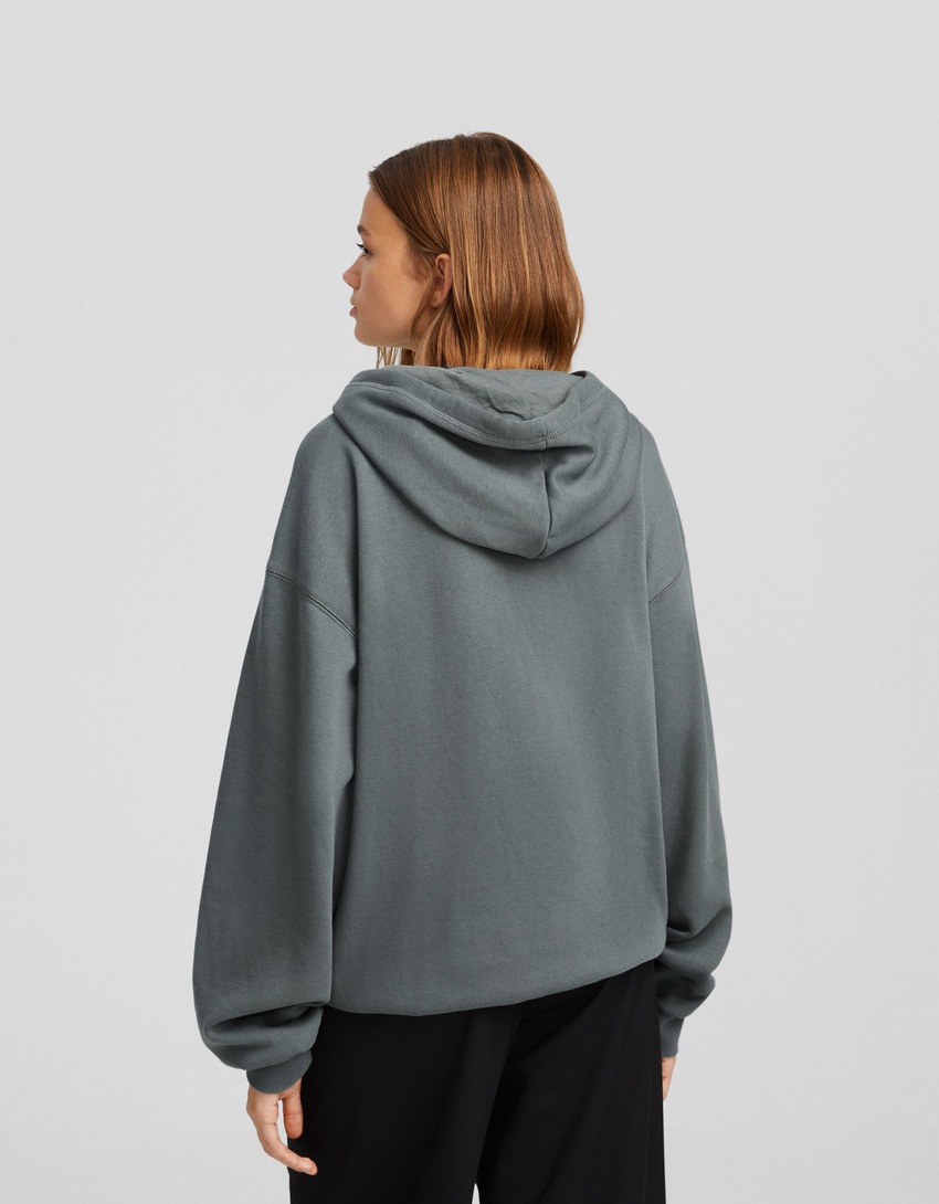 Moletom oversized com bolso