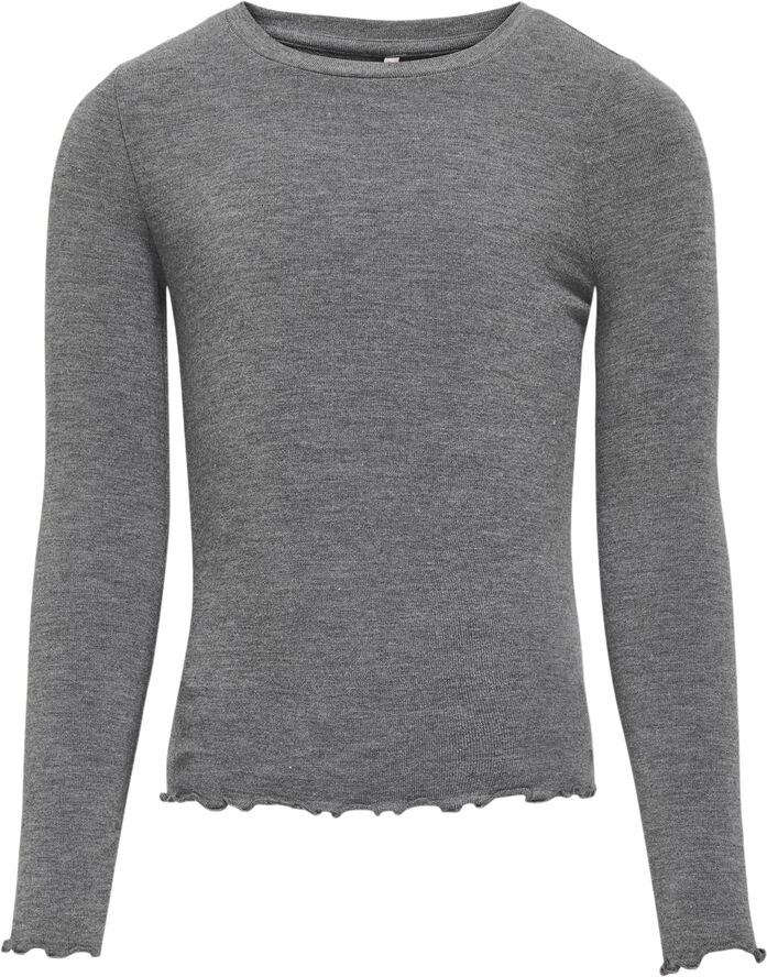 ONLY KOGAMOUR L/S TOP JRS Grå