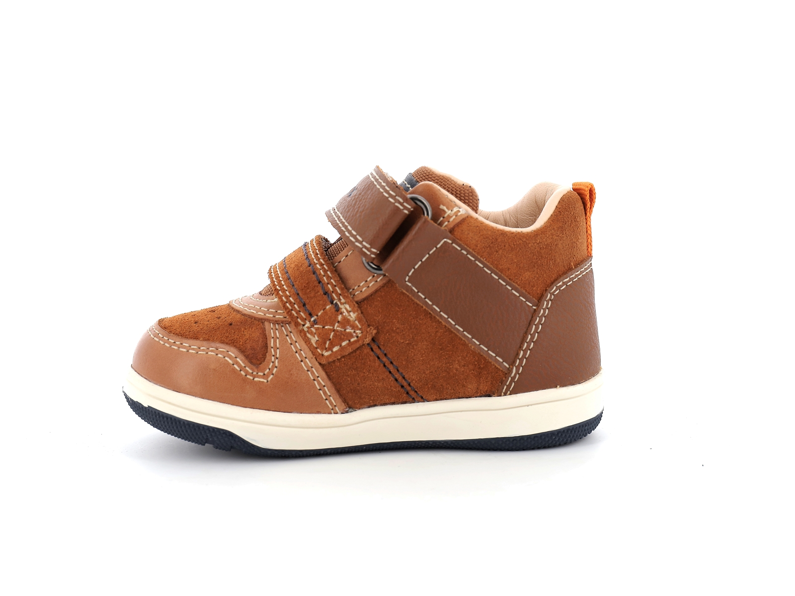 Geox-B NEW FLICK BOY-B161LA Matières combinées Multi-Marron