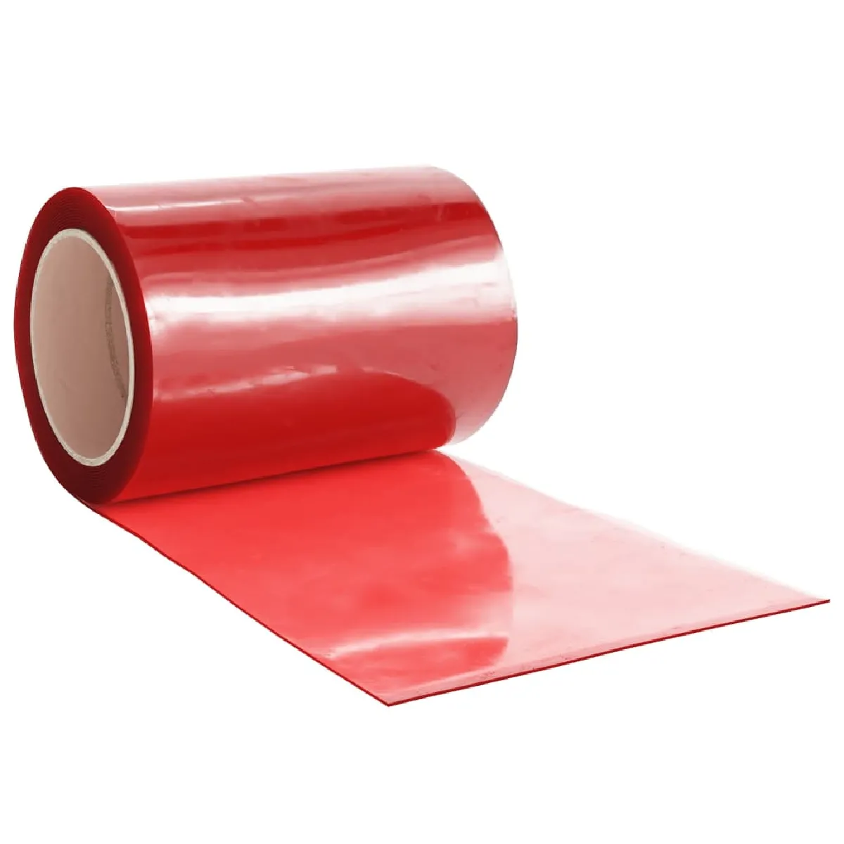 VidaXL Rideau de porte PVC - Rouge