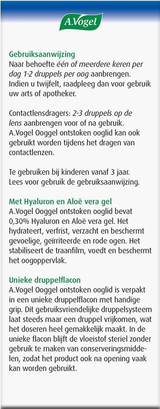 A Vogel - Ooggel - Medisch Hulpmiddel - Verlichting bij Ontstoken Ogen