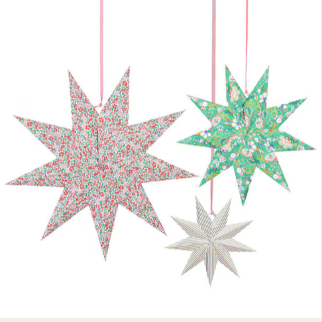 meri meri hangdecoratie liberty - star - 3st