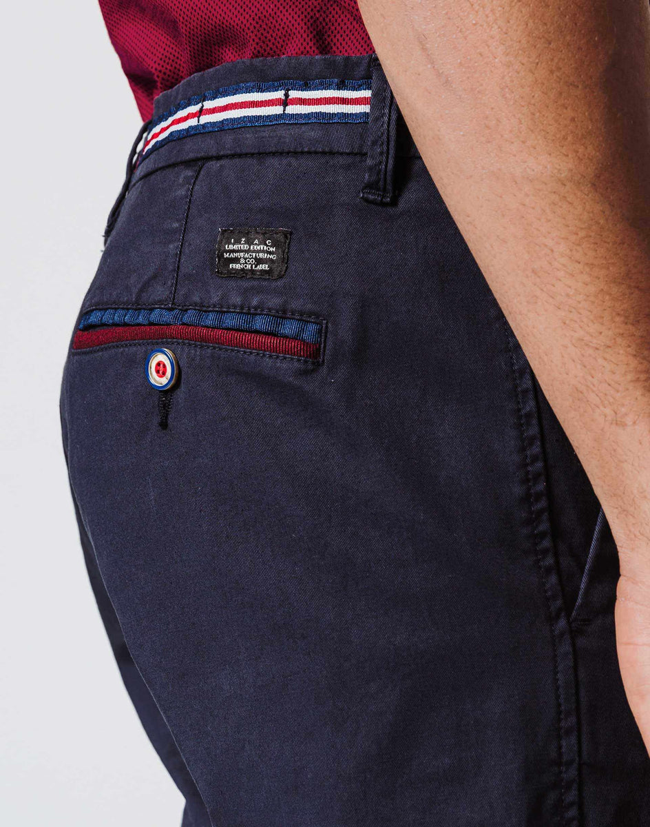 Pantalon Galon Marine