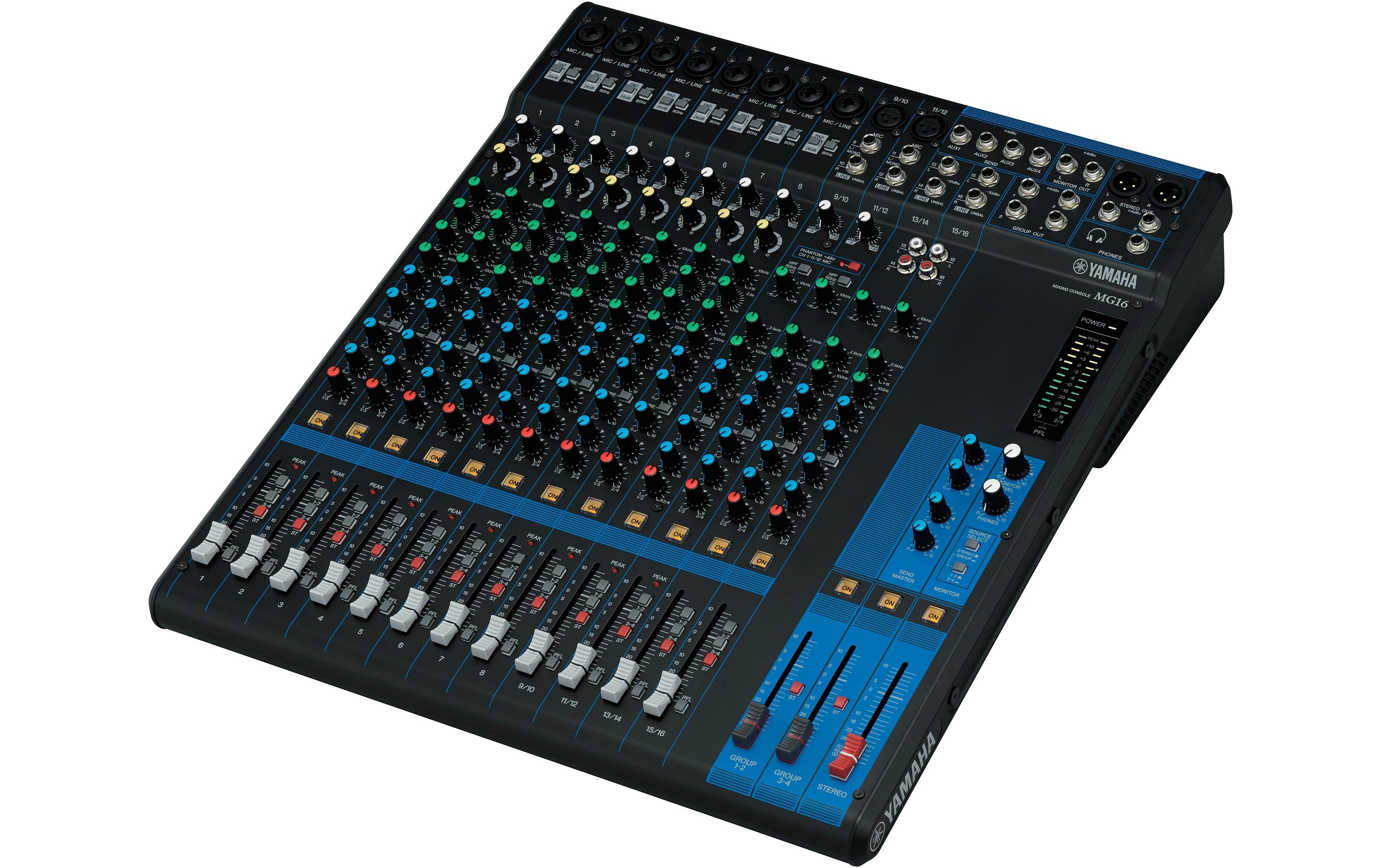 Mischpult MG16 - 16-Kanal, analog<br>16-Kanal-Analogmixer