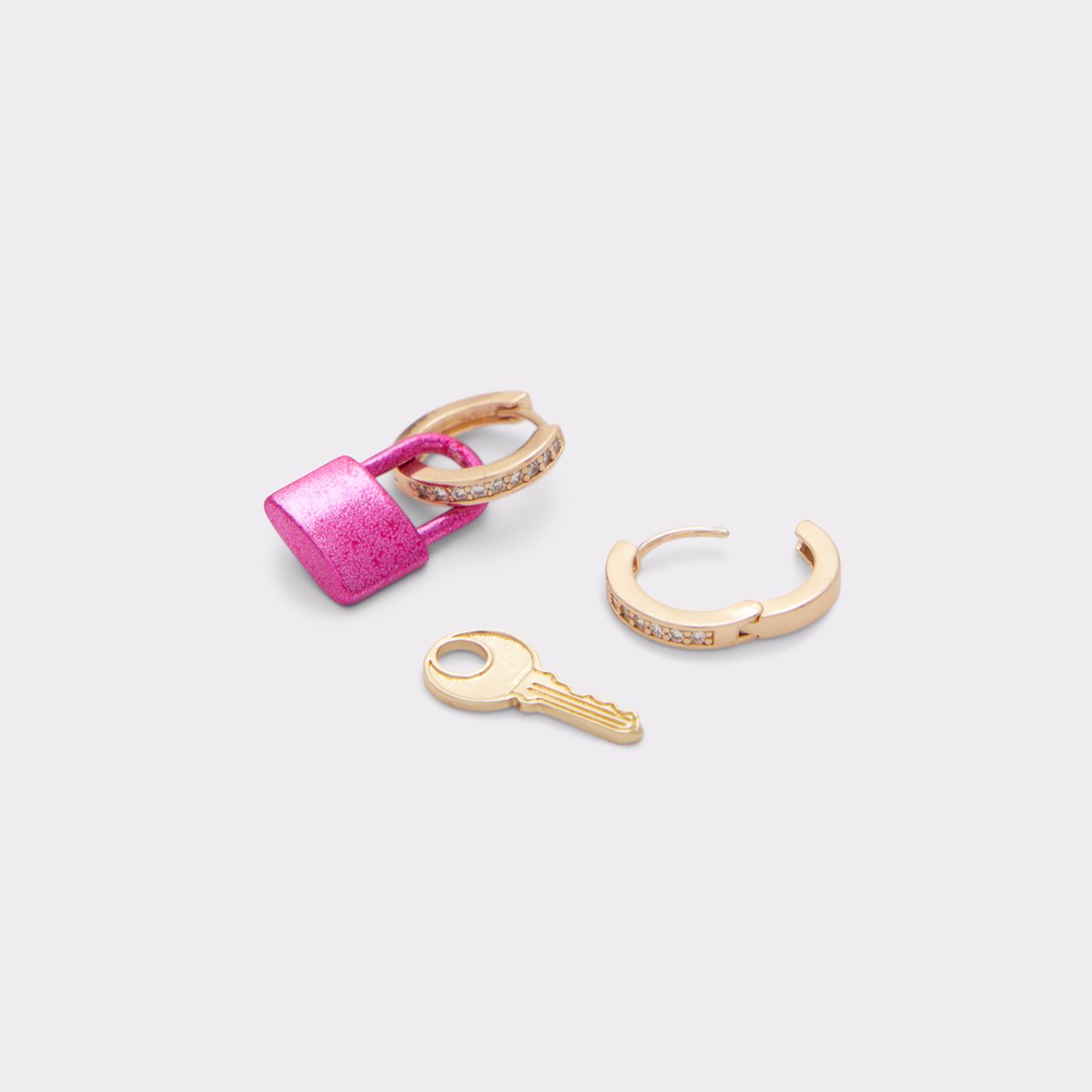 Lockedin Fuchsia Women Earrings