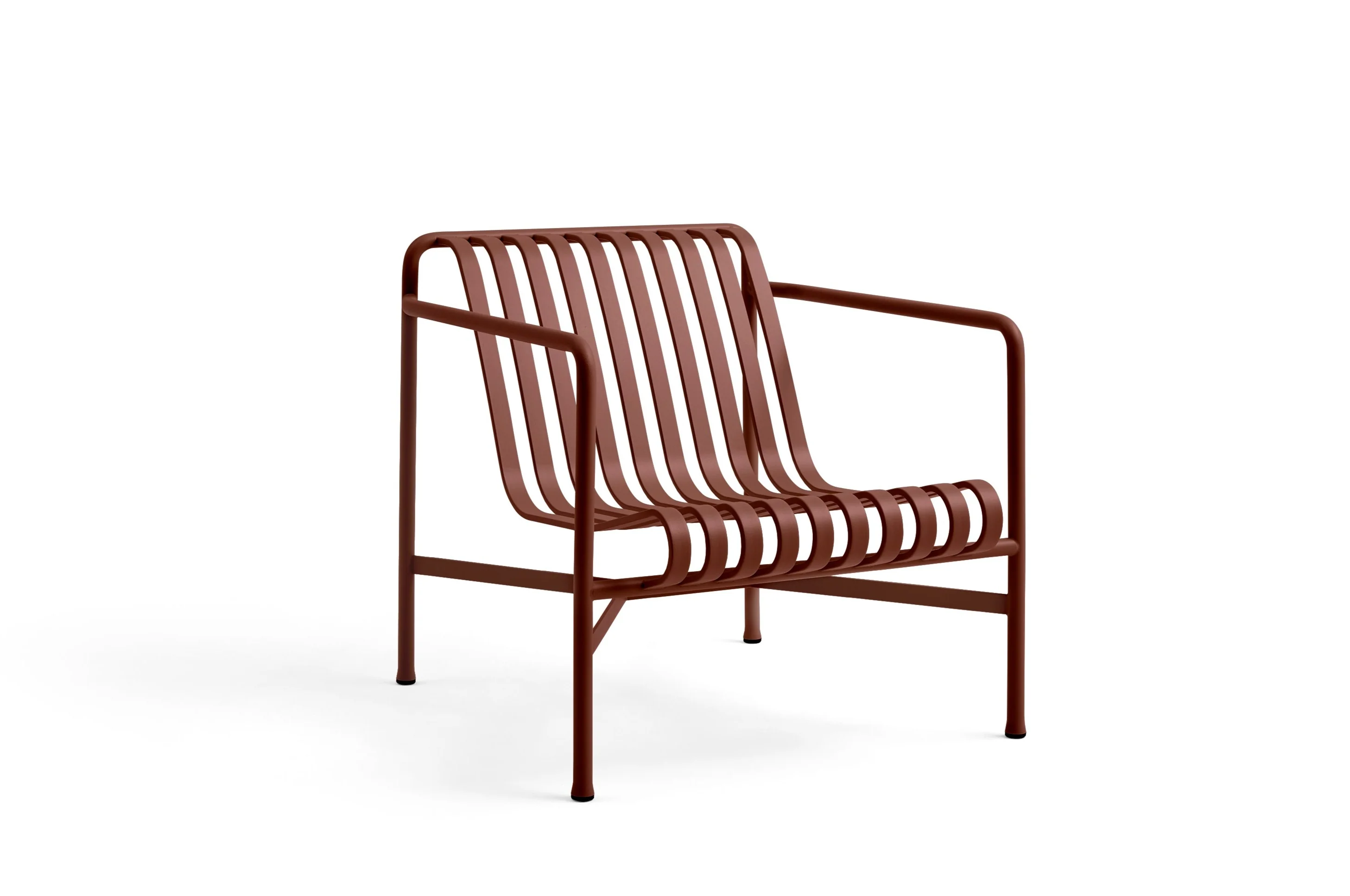 HAY  Palissade Lounge Low havestol - Iron Red