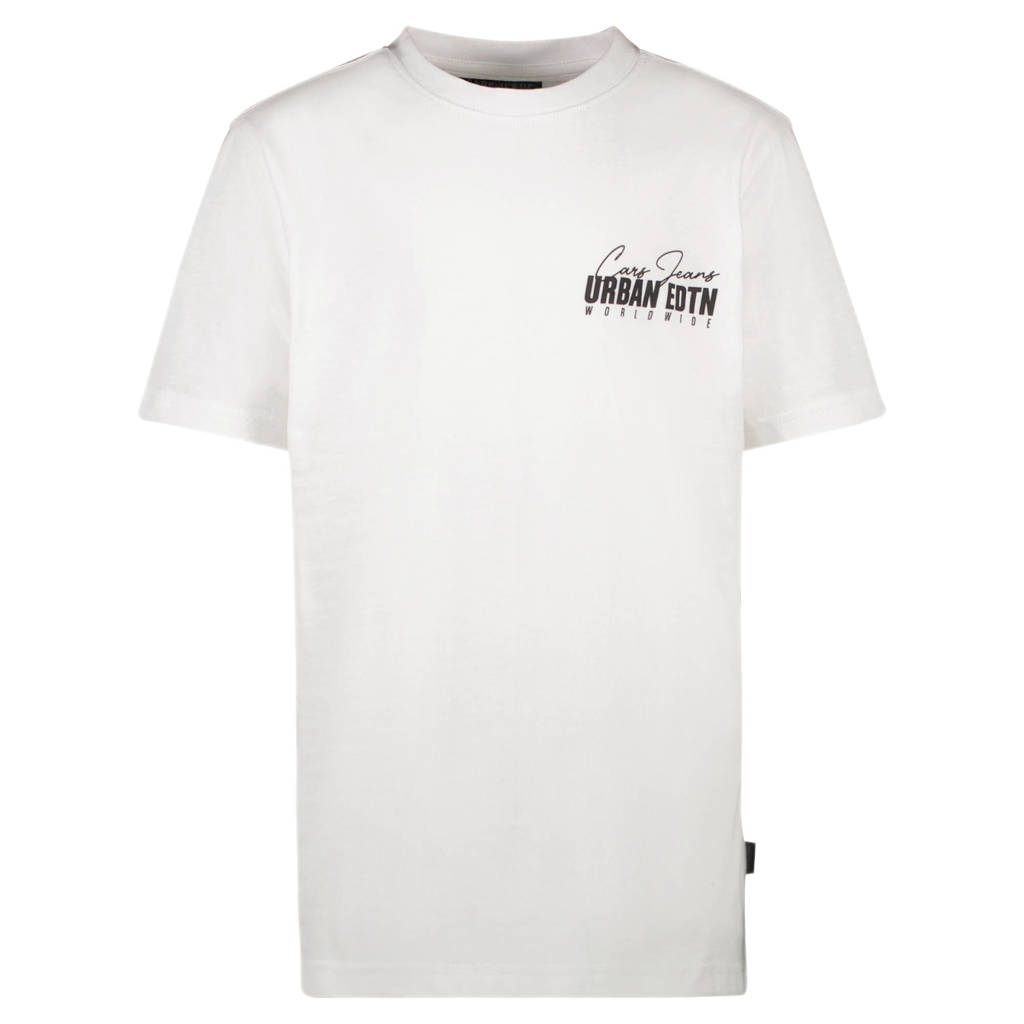 Cars T-shirt REHAN met printopdruk wit