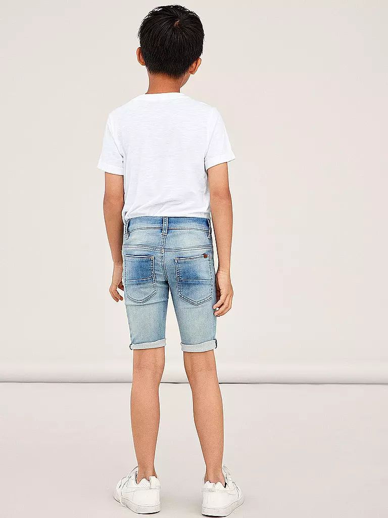 NAME IT Jungen Joggjeans Bermuda NKMTHEO DNMTHAYERS blau