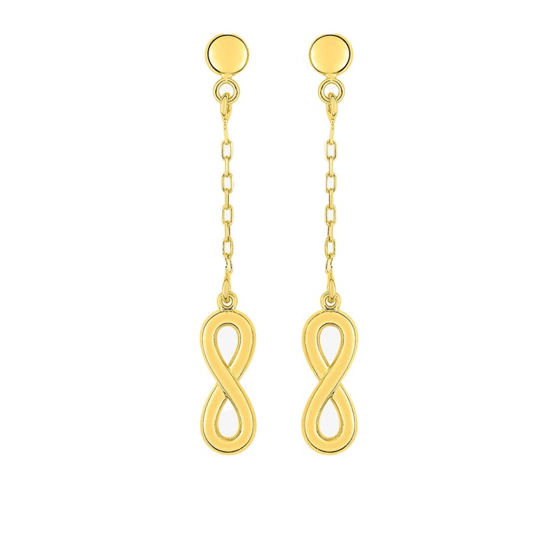 Boucles d'oreilles pendantes femme - Or 9 Carats