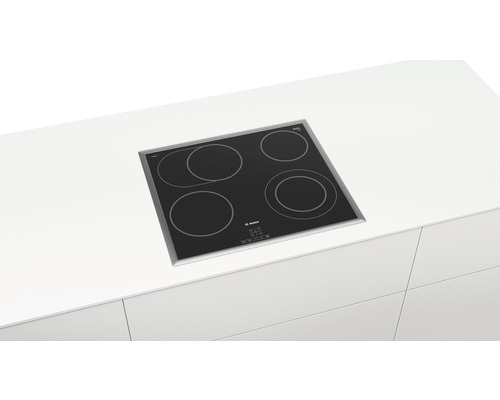 Bosch ovenset met keramische kookplaat en roestvrijstalen frame HBA537BS0 PKN645BA1E 71 l bruikbare inhoud