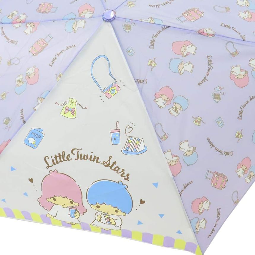 J'S PLANNING - Sanrio - Kleine Twin Stars Compacte Paraplu