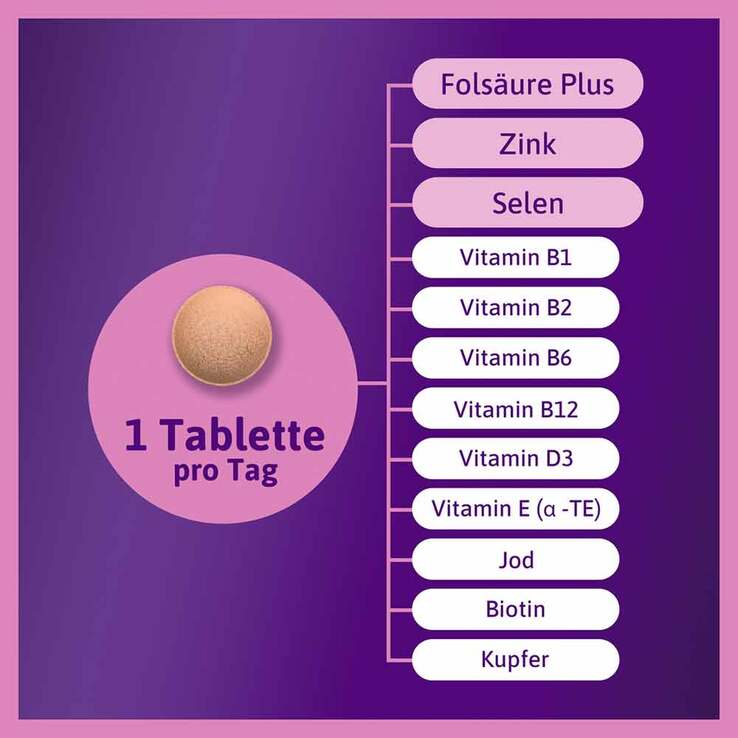 Femibion 0 Babyplanung Tabletten, 84 St