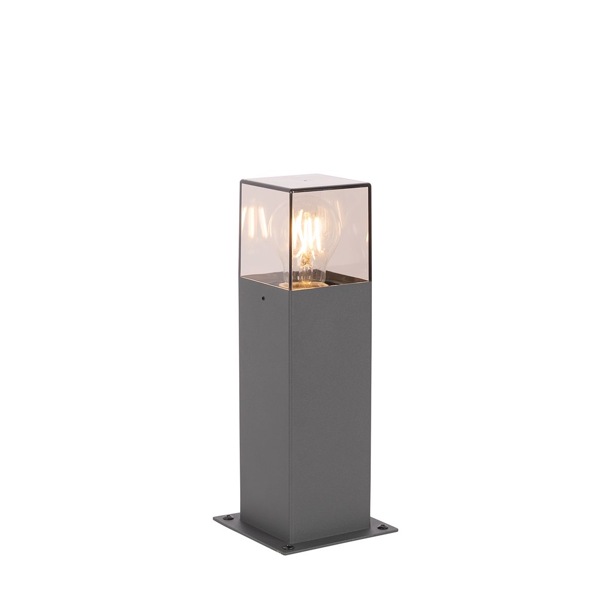 Buitenlamp 30 cm antraciet met grondpin en kabelmof - Denmark