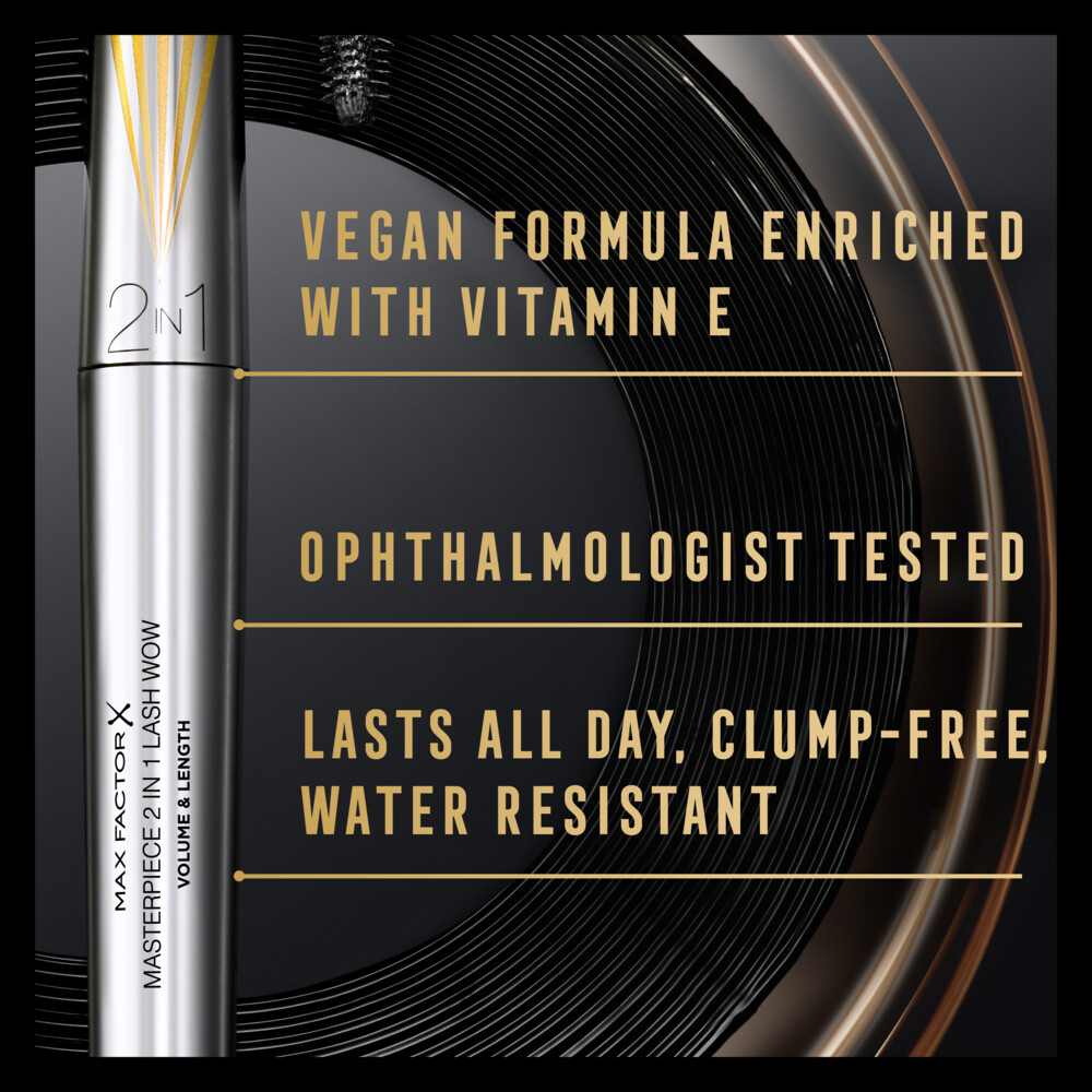 Max Factor Masterpiece 2in1 Lash Wow Mascara001 Black8 ml
