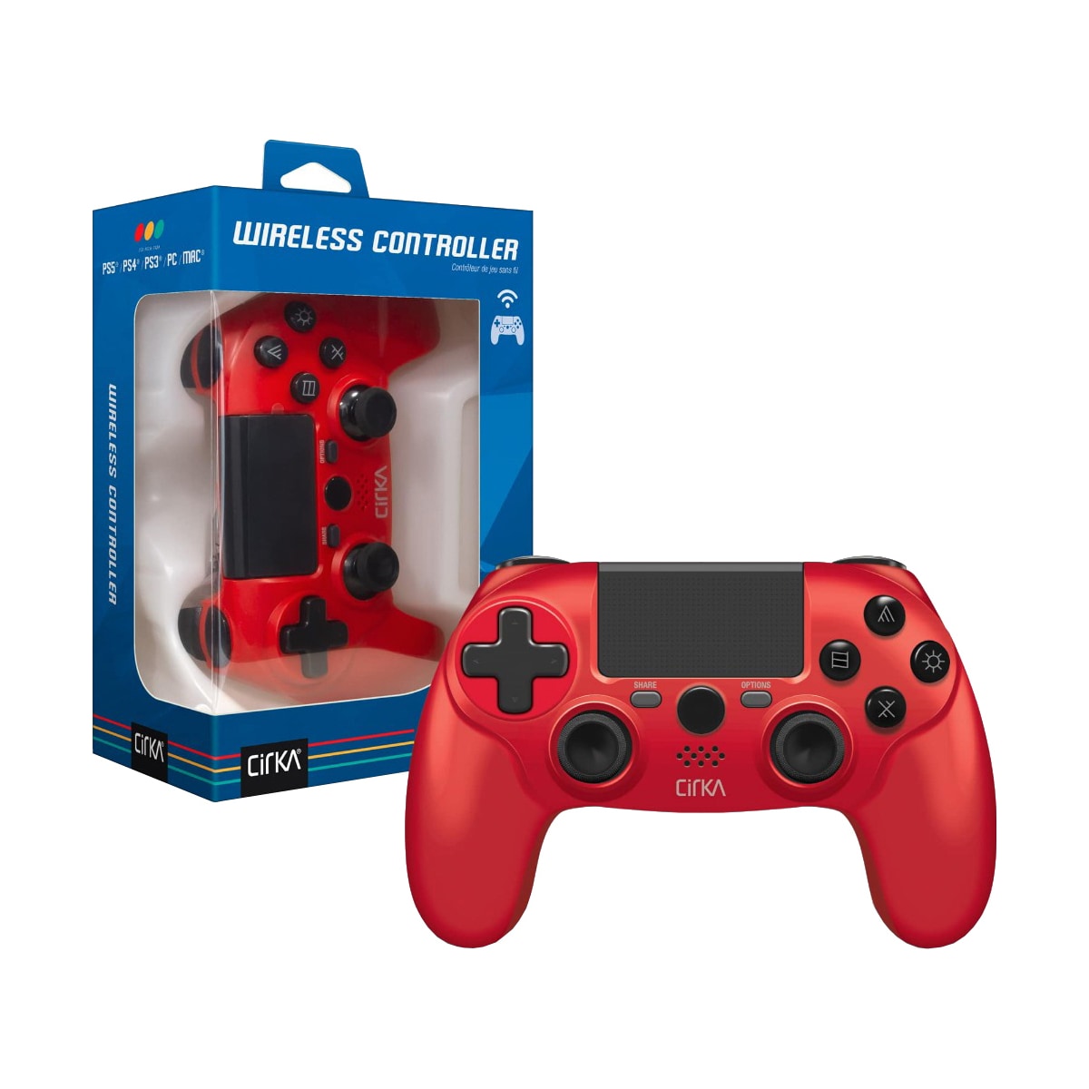 Hyperkin Cirka NuForce WLC PlayStation 4 trådløs kontroller (rød)
