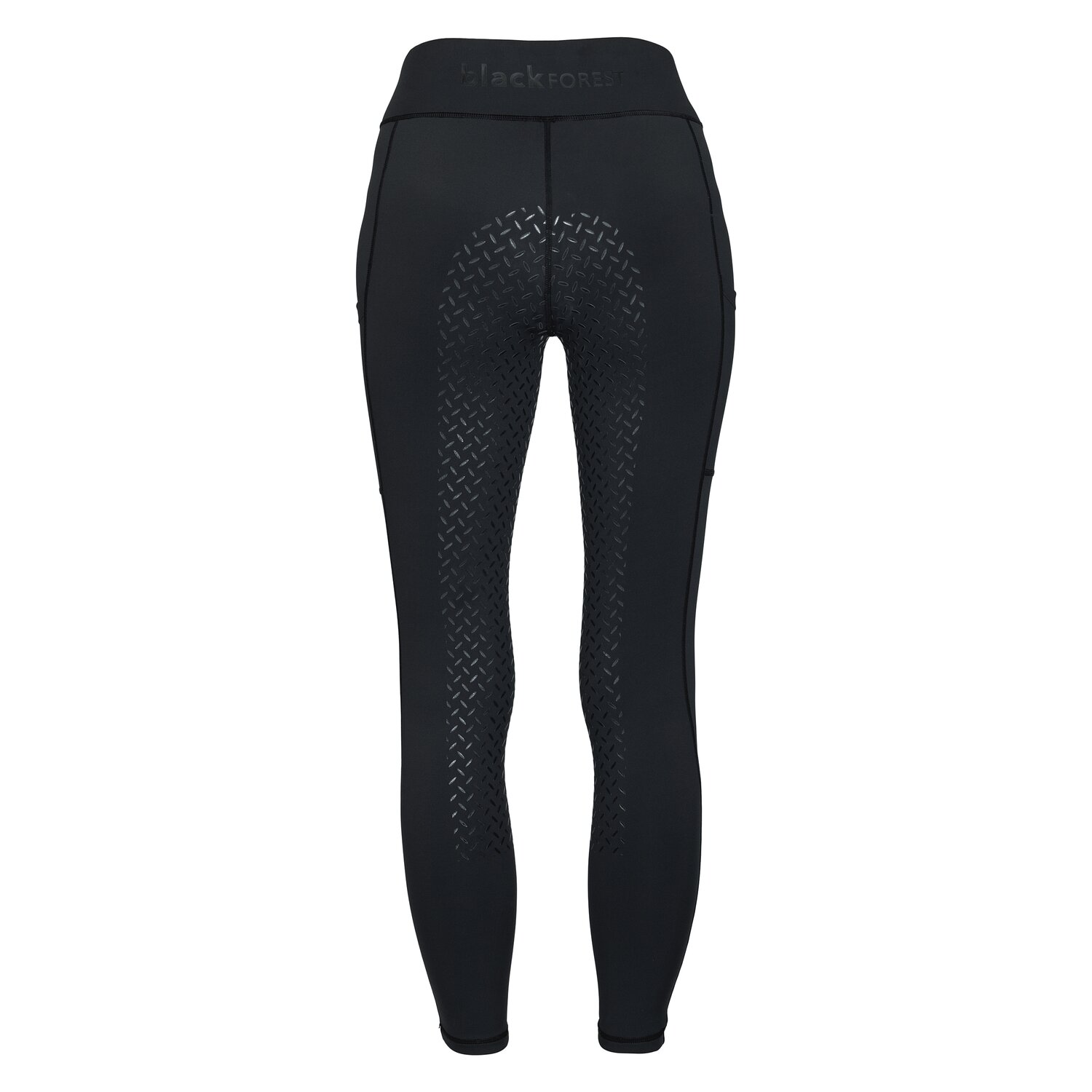 black forest Grip-Vollbesatz-Reitleggings  - black