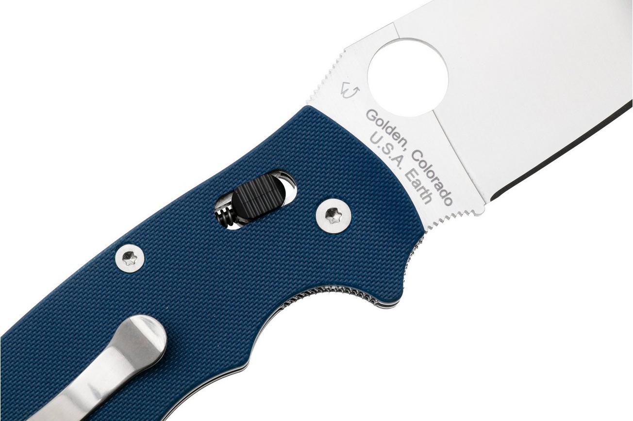 Spyderco Manix 2 XL CPM SPY27 C95GPCBL2 Cobalt Blue G10, zakmes