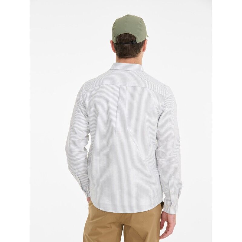Chemise Manches Longues Oxford Rayures Dry Fast UV-C - Chemise homme