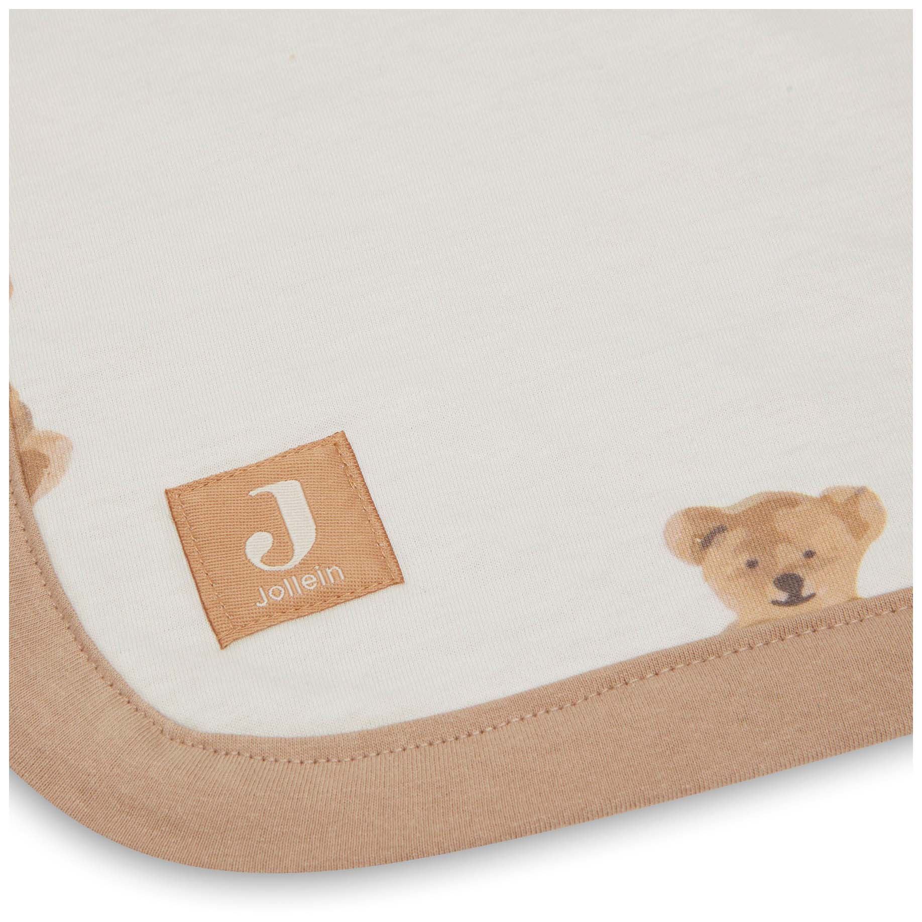 Jollein wiegdeken teddy beer wit