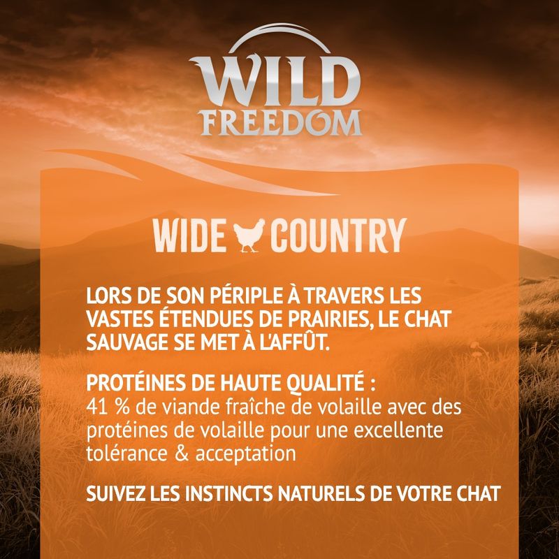 Wild Freedom Adult Wide Country, volaille